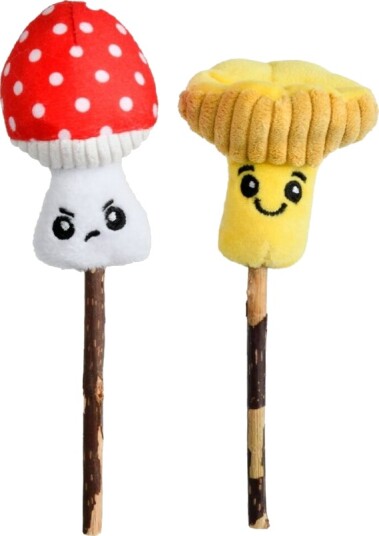 Little&Bigger Mushroom Love Kantarell & Fluesopp Matatbi-Pinner 2-Pk