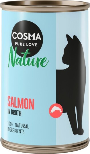 Cosma Våtfôr Nature Laks 12 X 140 G