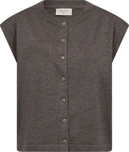 FREE/QUENT Fqkatie-Waistcoat - MOREL MELANGE - L