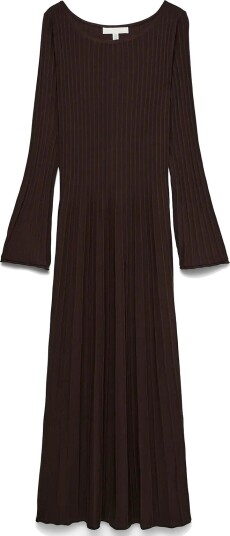 Vero Moda Vmalessandria Båthals Maxikjole i Chocolate Torte M Vero Moda Vmalessandria Båthals Maxikjole i Chocolate Torte M