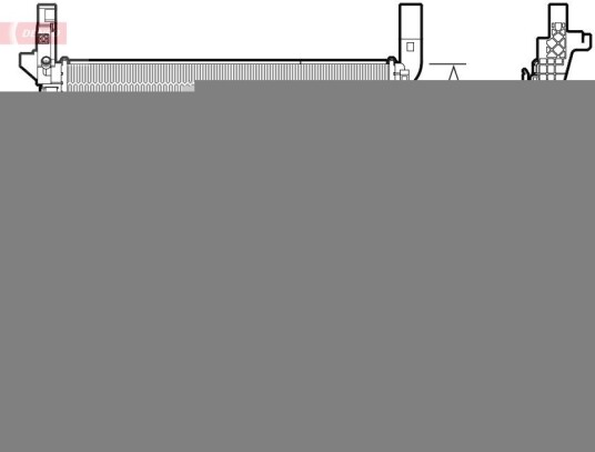 Radiator DENSO DRM10122 Radiator DENSO DRM10122