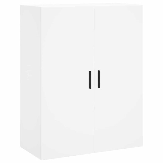 vidaXL Highboard hvit 69,5x34x180 cm konstruert tre 8720845409401