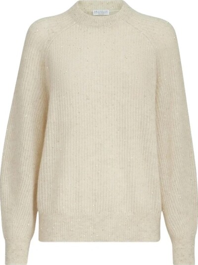 Brunello Cucinelli Dame Strikkevarer Beige XS,