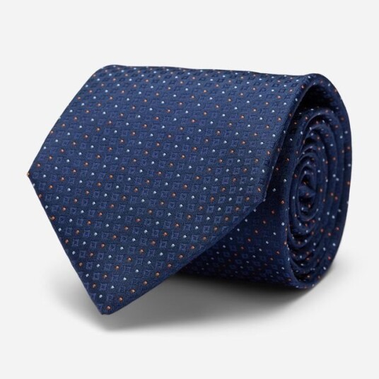 Ferner Jacobsen Tie Silk - Dark Blue-Orange Blå OS Ferner Jacobsen Tie Silk - Dark Blue-Orange Blå OS