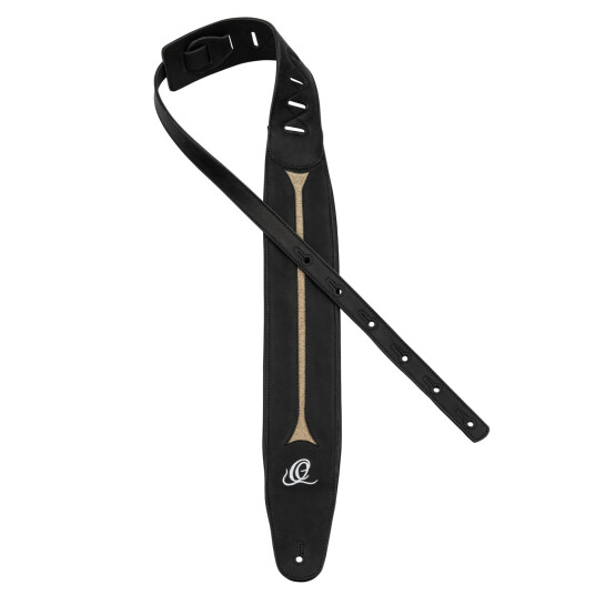 Ortega OSBS-2 Bass Leather Strap Vintage ash
