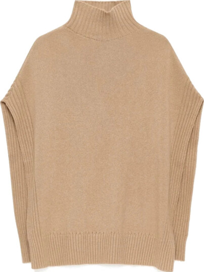 Maliparmi, Dame, Strikkevarer, Beige, M,