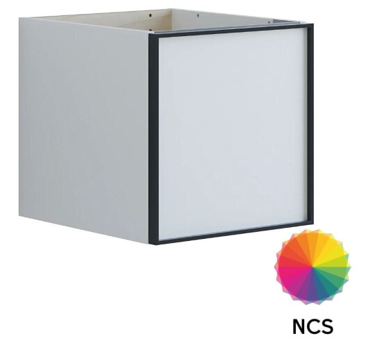 Dansani Inzo Alu ramme Svart Underskap 1 Skuff B40xh40xd44cm NCS Farge Dansani Inzo Alu ramme Svart Underskap 1 Skuff B40xh40xd44cm NCS Farge
