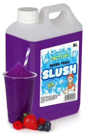 Mixed Fruit Slush Konsentrat   40 liter Ferdig Slush   Crazy Factory