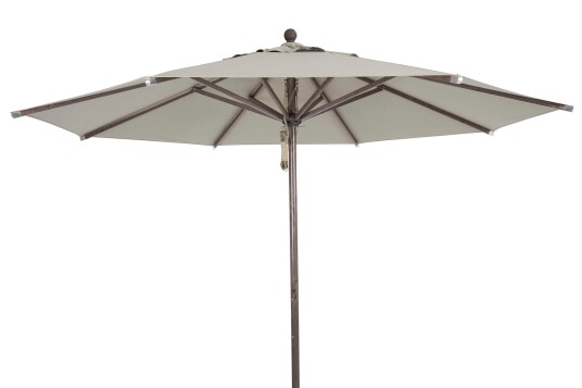 Brafab Paliano parasoll Brun alu/taupe 3 m Brun