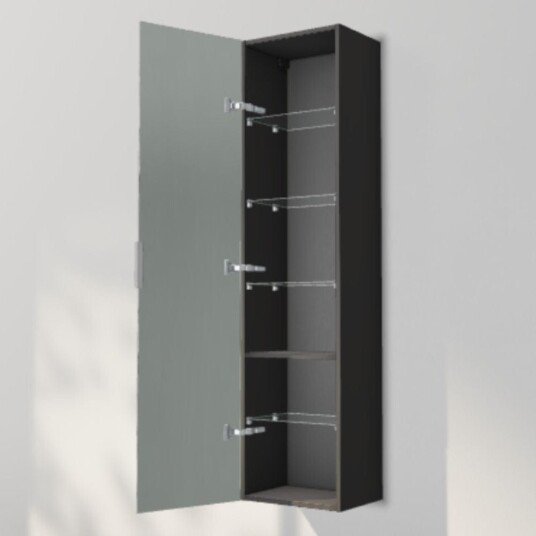 INR Iconic Nordic Rooms Twin 40/30 Høyskap Carbon Grey / 40cm Venstre Hengslet INR Iconic Nordic Rooms Twin 40/30 Høyskap Carbon Grey / 40cm Venstre Hengslet