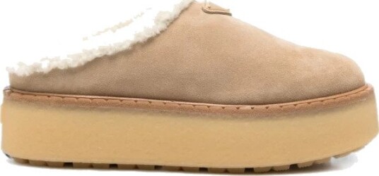 Prada, Dame, Sko, Beige, 36 EU,
