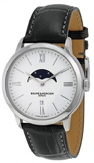 Baume & Mercier Herreklokke M0A10219 Classima Sølvfarget/Lær