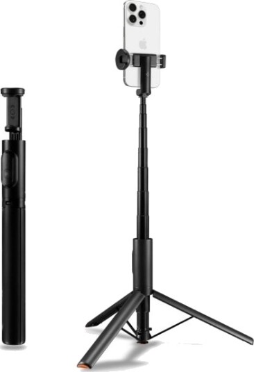 Spigen Tripod Selfie Stick | S541w, Smarttelefon, Sort, Alle Merker, Aluminium, 31,5 Cm, 5,5 Cm