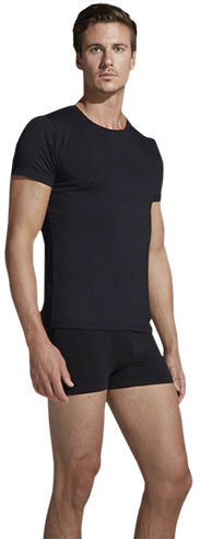 Boody Men´s Crew Neck T-shirt Sort   Str. S
