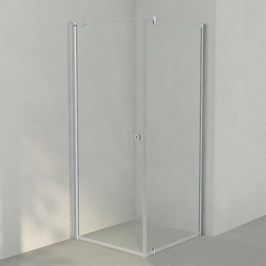INR Iconic Nordic Rooms Dusjhjørne Linc 13 Måltilpasset Matt Aluminium / Klart Glass INR Iconic Nordic Rooms Dusjhjørne Linc 13 Måltilpasset Matt Aluminium / Klart Glass