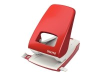 Leitz NeXXt - Hullstanser - 40 ark / 4 mm - metall - rød