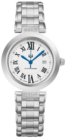 Alexander Dameklokke AD203B 01 Monarch Sølvfarget/Stål Ø32 mm