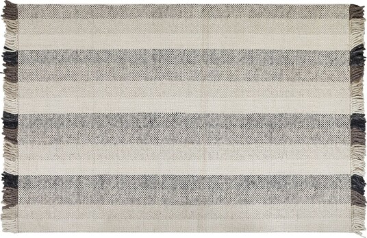 Emirler Ullteppe 160x230 cm - Svart/hvit