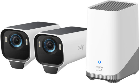 Eufycam S3 Pro 4K Trådløst Overvåkningskamera 2-Pack med IP67 Værbestandig Design