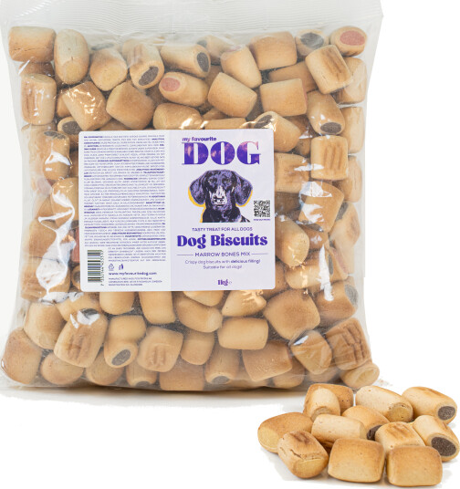 My Favourite Dog Märgben 1kg Hundegodbiter - Tyggebein og Snacks