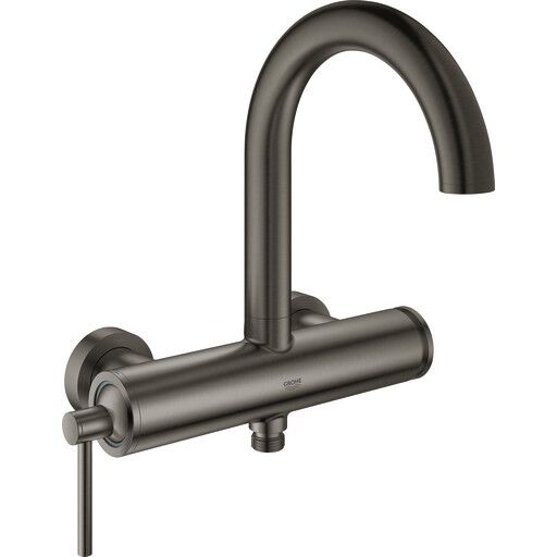 Grohe Atrio 1-greps badekarbatteri Brushed Hard Graphite Grohe Atrio 1-greps badekarbatteri Brushed Hard Graphite