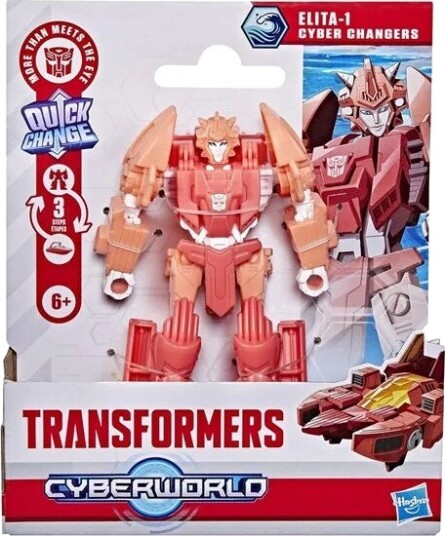 Transformers Tra Cyberworld 4in Figure Cyber Changer Elita 1