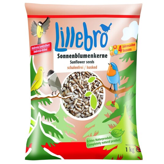 Lillebro Avskallede Solsikkekjerner - 3 kg Lillebro Avskallede Solsikkekjerner - 3 kg