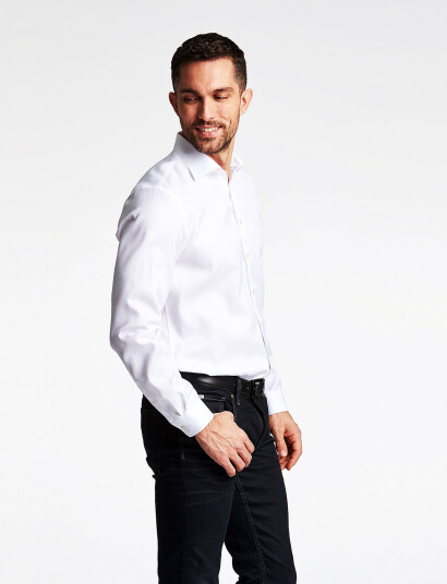 Lindbergh Black Technical Concealer Shirt L/S - White - XXL