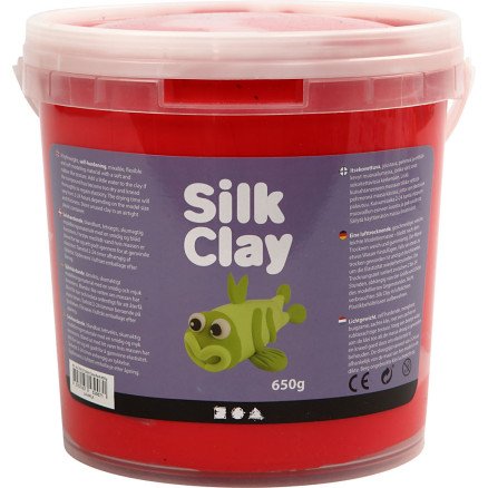 Silk Clay Silk Clay rød 650g 1 bøtte