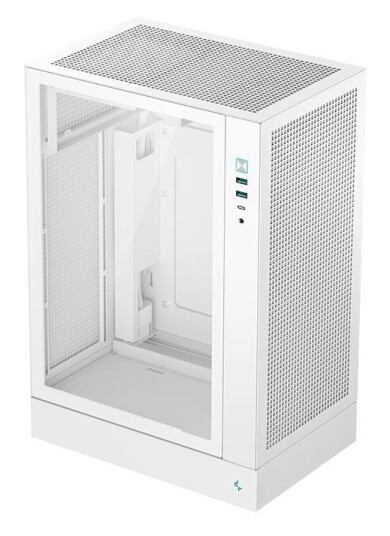 Deepcool CH170 Plus Midi Tower Kabinet Hvit med Tempered Glass Deepcool CH170 Plus Midi Tower Kabinet Hvit med Tempered Glass
