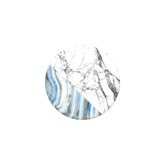 Popsockets Aegean Marble Avtagbart Grip med stativfunksjon