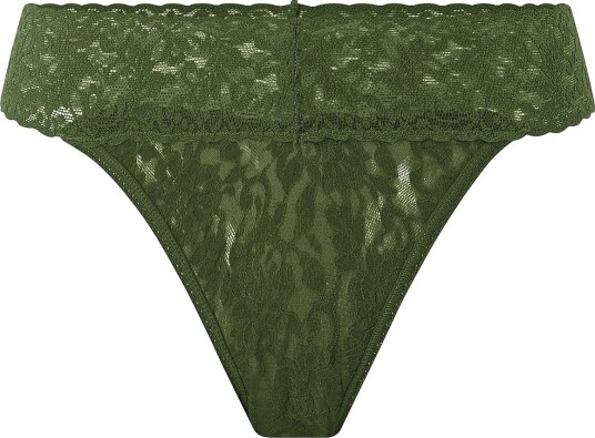Hanky Panky   Stringtruser Signature Lace Original Rise Thong   Grønn