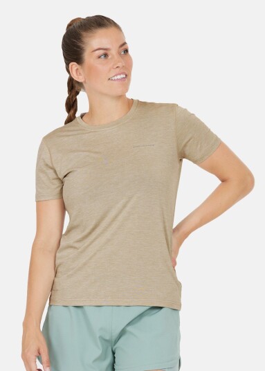 Endurance Maje W Melange S/S Tee Dove 40 Løpe T-Shirts