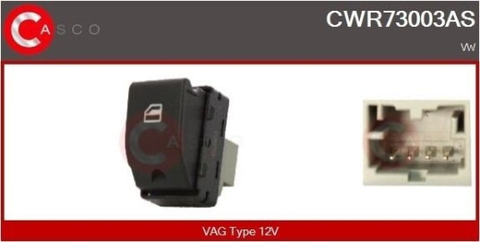 Bryter vindusheis CASCO CWR73003AS