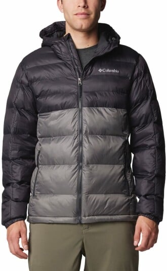 Columbia Montrail Columbia Men's Buck Butte II Insulated Hooded Jacket City Grey/Shark City Grey Shark M Columbia Montrail Columbia Men's Buck Butte II Insulated Hooded Jacket City Grey/Shark City Grey Shark M