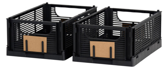 DAY SAMMENLEGGBAR KASSE 2STK 25X16.5X10CM SORT