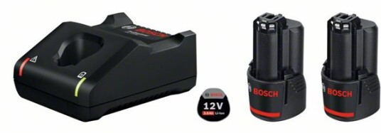 Bosch 12V Batteripakke med 2 x 3,0 Ah og Lader GAL 12V-40 Bosch 12V Batteripakke med 2 x 3,0 Ah og Lader GAL 12V-40