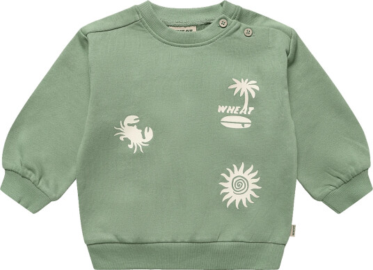 Wheat Sweatshirt L/S Elliot   Green   74