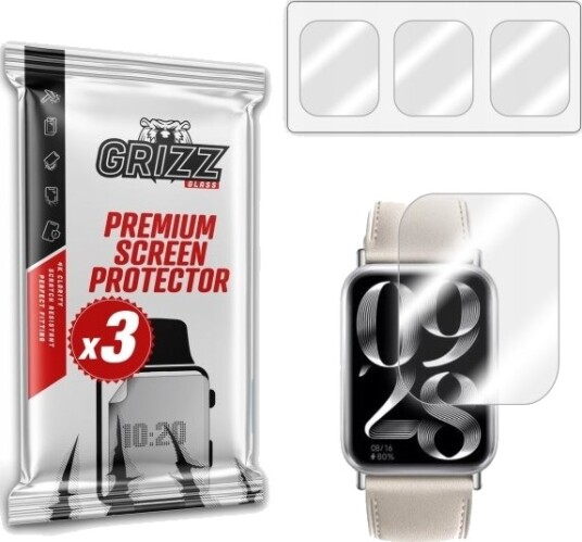 Grizzglass Hydrogel-Film Grizzglass Hydrofilm Til Xiaomi Smart Band 9 Pro Grizzglass Hydrogel-Film Grizzglass Hydrofilm Til Xiaomi Smart Band 9 Pro