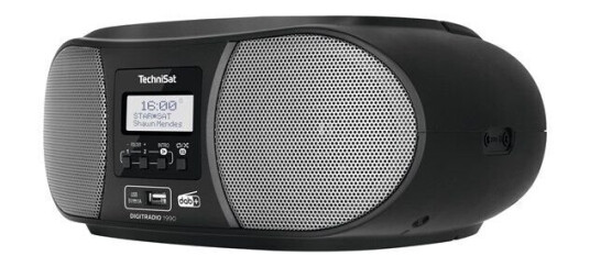 TechniSat DigitRadio 1990 DAB+/FM Radio med CD og Bluetooth - Grå/Svart TechniSat DigitRadio 1990 DAB+/FM Radio med CD og Bluetooth - Grå/Svart