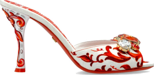 Dolce & Gabbana Dame Sko Oransje 38 1/2 EU,