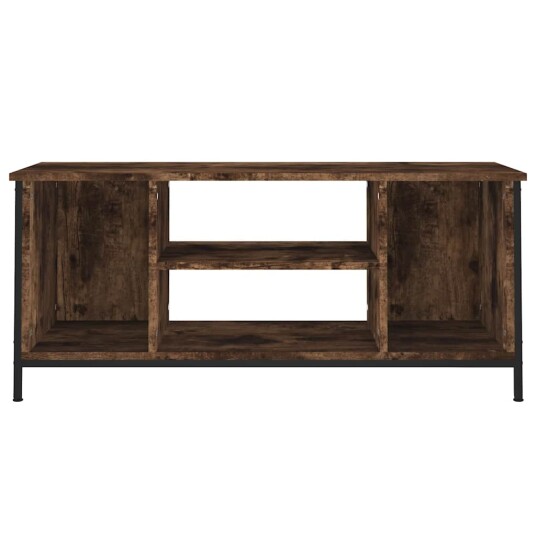 vidaXL TV-benk røkt eik 102x35x45 cm konstruert tre