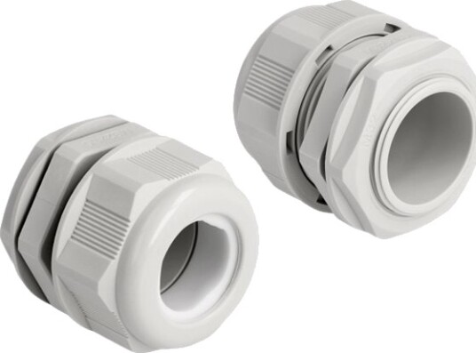 Delock - Cable Gland (M32) - Grå (En Pakke 2)