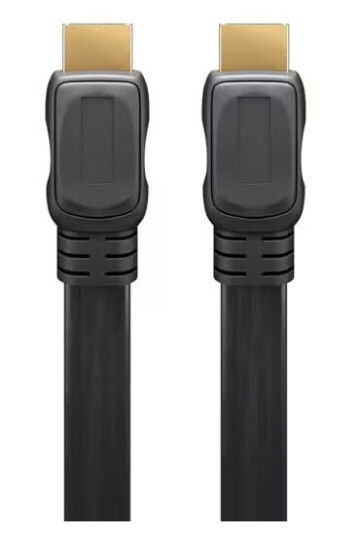 Goobay 2m Høyhastighets HDMI-kabel med Ethernet Svart