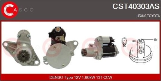 CASCO CST40303AS Starter CASCO CST40303AS Starter