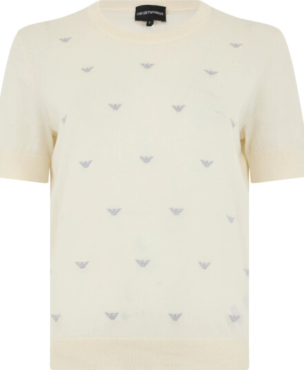 Emporio Armani Dame Strikkevarer Beige S,