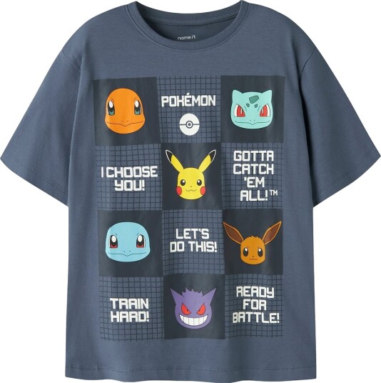 Name It T skjorte   NkmJis   Pokémon   Vintage Indigo   Name It   6 år (116)   T skjorte Blå Marineblå