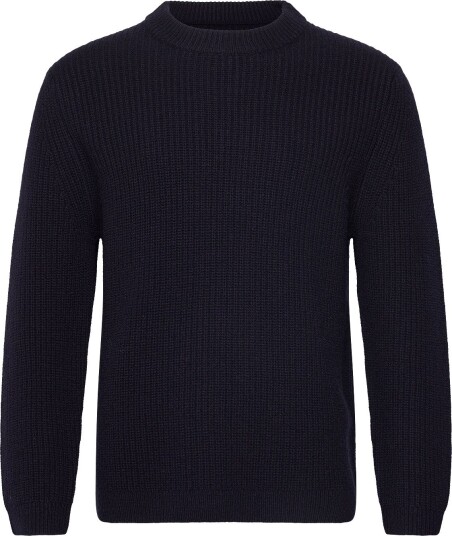 Garment Project Boxy Wool Knit Navy NAVY L