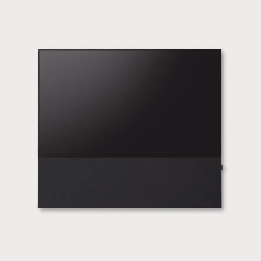 Canvas 65" Black Fabric