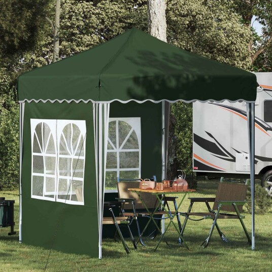 vidaXL Pop up Festtelt 195 x 195 x 245 cm Grønn Oxford Stoff